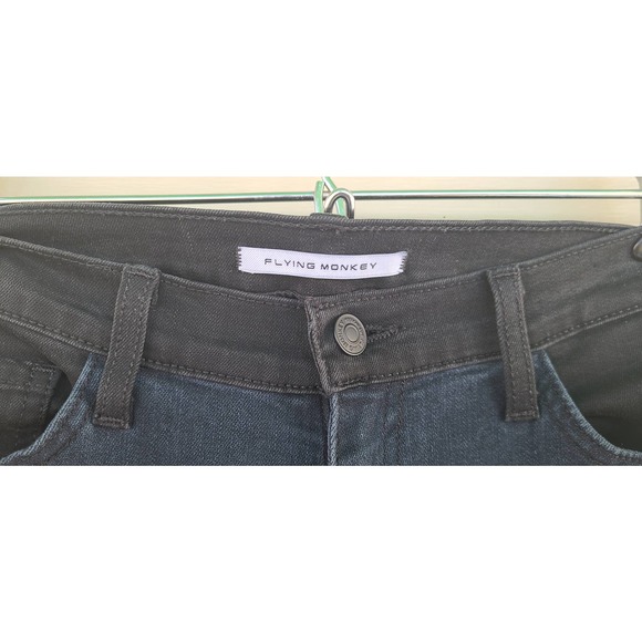Flying Monkey 2 Tone Zipper Side Jeans Size 28 - Picture 9 of 15
